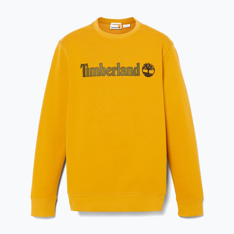 Pánská mikina Timberland Linear Logo Crew Neck chai tea 5