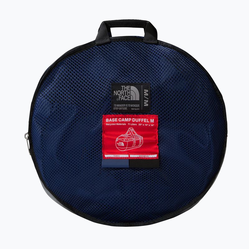 Cestovní taška The North Face Base Camp Duffel M 71 l summit navy/black/npf 4