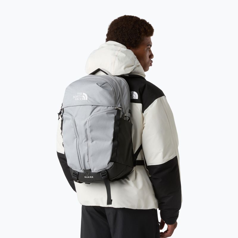 Městský batoh The North Face Surge 31 l melt grey dark heather/tnf black 7