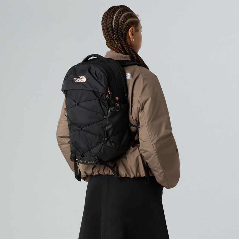 Dámský městský batoh The North Face Borealis Luxe 27 l black/burnt coral metallic 7