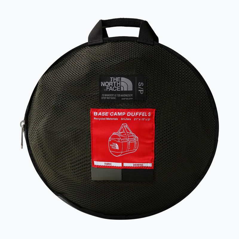 Cestovní taška The North Face Base Camp Duffel S 50 l new taupe green/black/npf 3