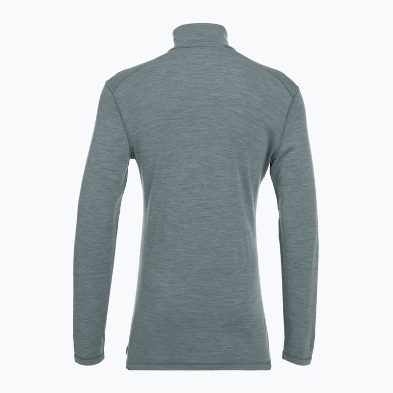 Pánská termo mikina Smartwool Classic Thermal Merino Base Layer 1/4 Zip Boxed pewter blue h 4