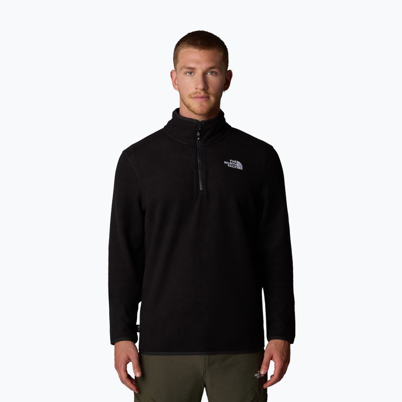 Pánská mikina  The North Face 100 Glacier 1/4 Zip black/npf