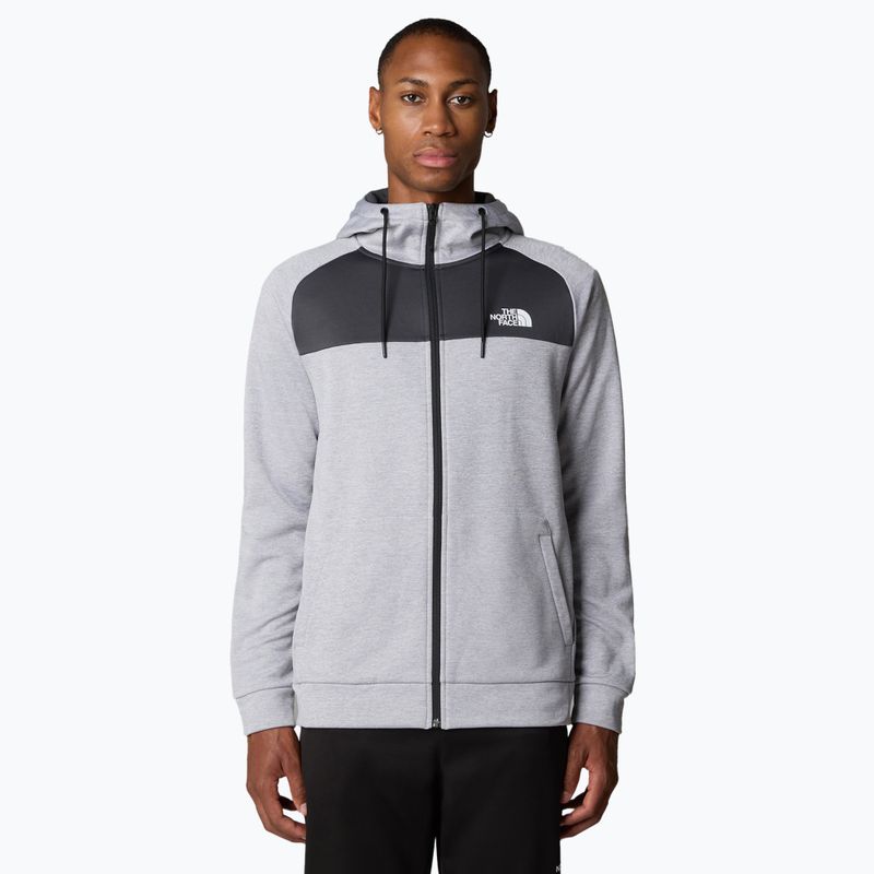 Pánská mikina  The North Face Reaxion Fleece light grey heather/ asphalt grey