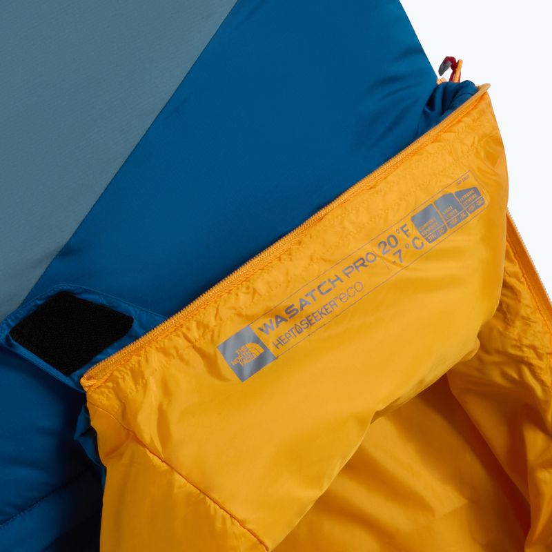 Spací pytel The North Face Wasatch Pro 20 198 cm banff blue/ goblin blue/ npf 4
