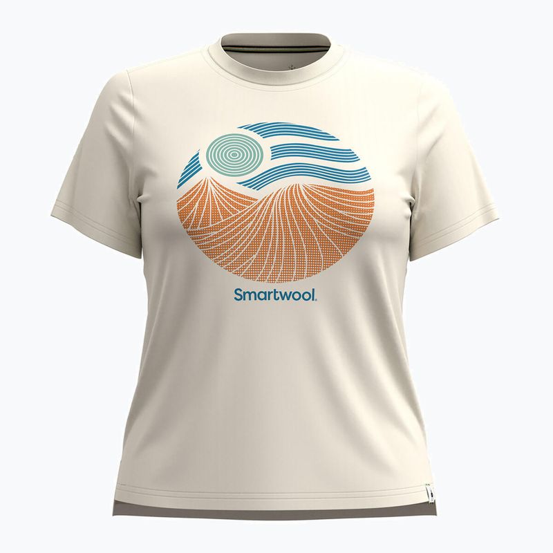 Dámské trekové tričko Smartwool Horizon View Short Sleeve Graphic Tee almond 2