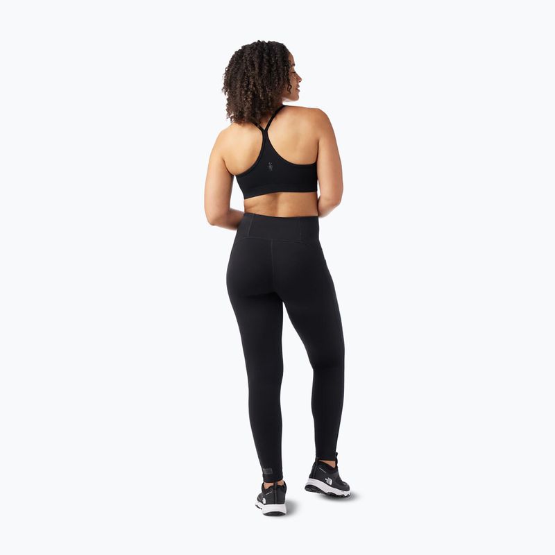 Termoaktivní sportovní podprsenka Smartwool Merino Blend Bralette black 2