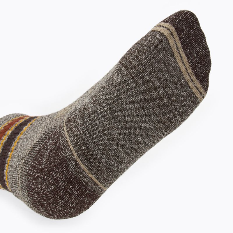 Pánské ponožky Smartwool Performance Hike Light Cushion Striped Mid Crew taupe/natural marl 5