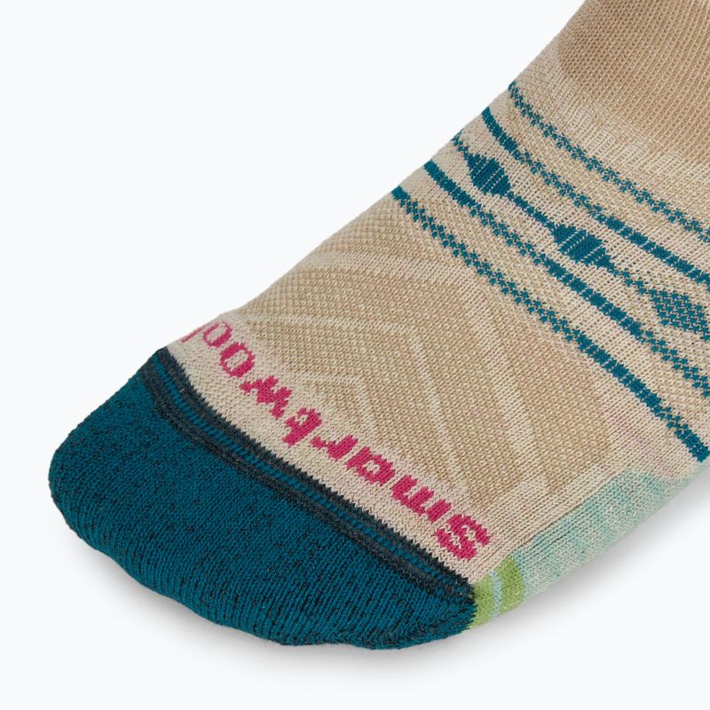 Dámské ponožky Smartwool Hike Light Cushion Retro Floral Mid Crew moonbeam 4