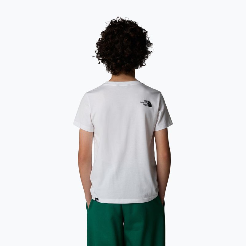 Dětské tričko The North Face Teen Simple Dome Tee white 3