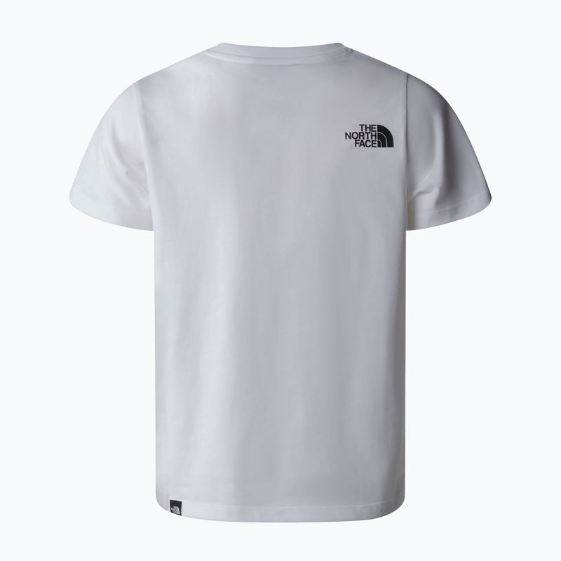 Dětské tričko The North Face Teen Simple Dome Tee white 5