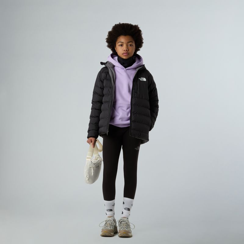 Dětská péřová bunda The North Face Reversible Perrito Hooded black/smoked pearl 2
