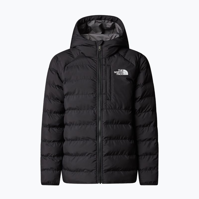 Dětská péřová bunda The North Face Reversible Perrito Hooded black/smoked pearl 6