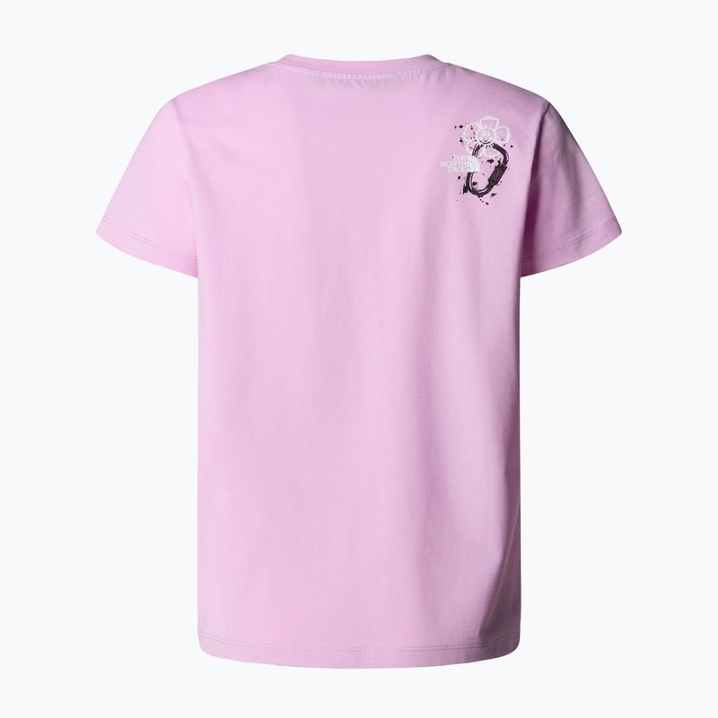 Dětské tričko The North Face Graphic Relaxed Tee cyber pink 2