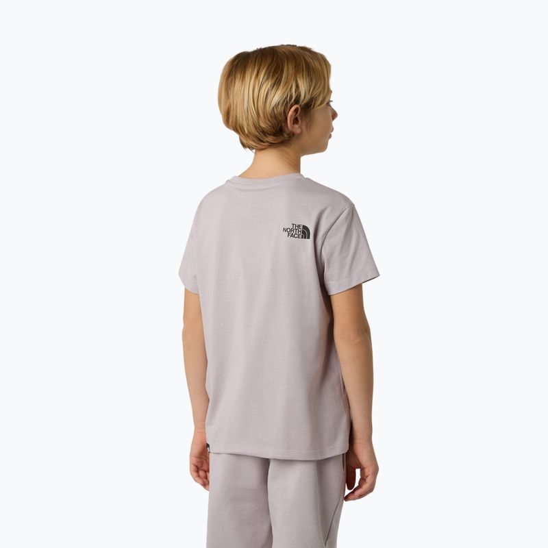 Dětské tričko The North Face Teen Simple Dome Tee moonstone grey 3