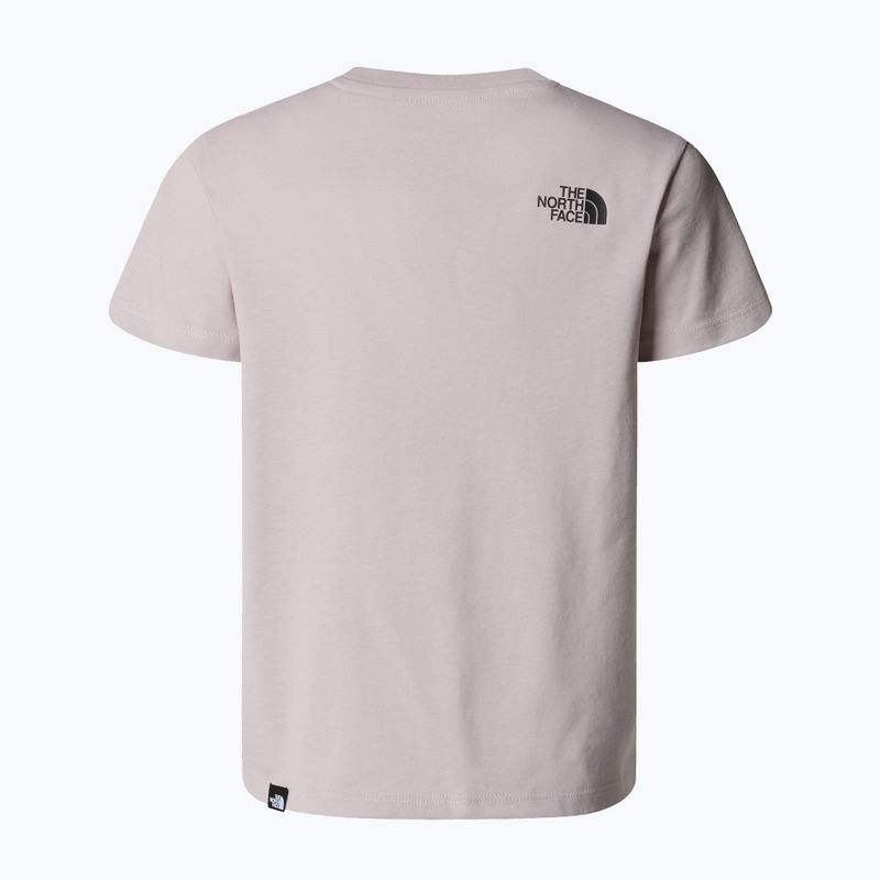 Dětské tričko The North Face Teen Simple Dome Tee moonstone grey 2