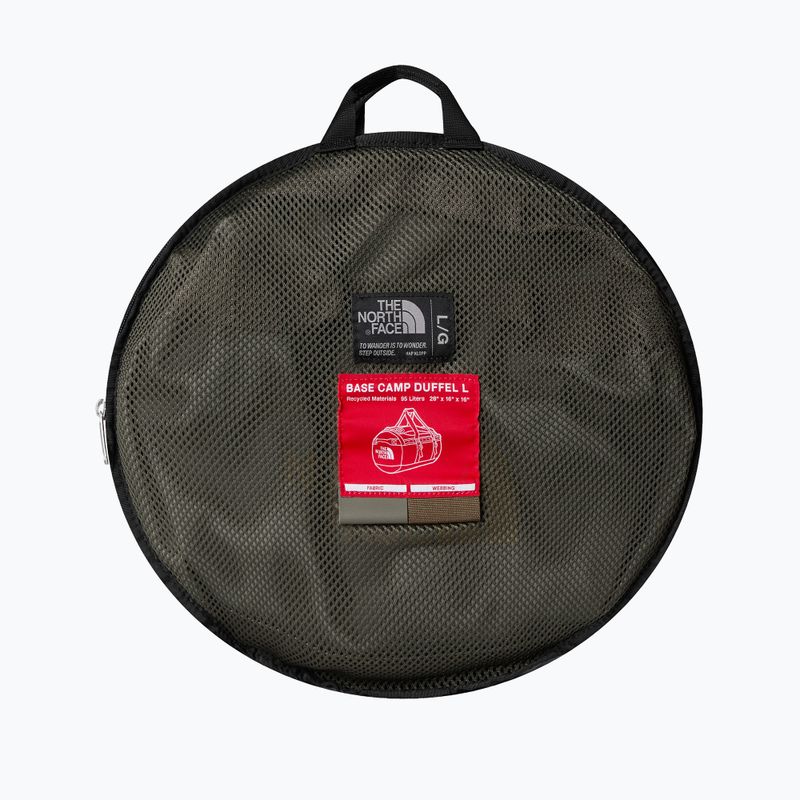 The North Face Base Camp Duffel L 95 l new taupe green/smokey brown/utility brown cestovní taška 3