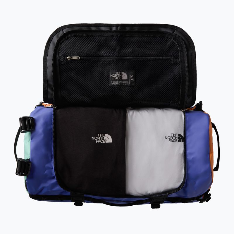 Cestovní taška  The North Face Base Camp Duffel S 50 l indigo plum/bright foam/papaya 4