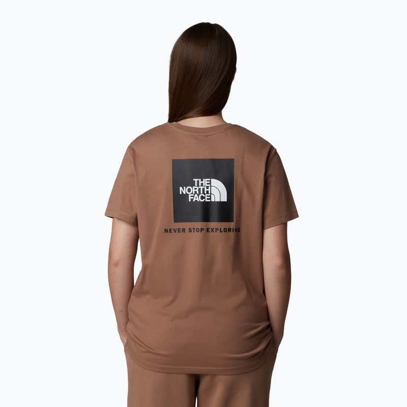 Dámské tričko The North Face Box Nse Relaxed Tee latte/tnf white 3