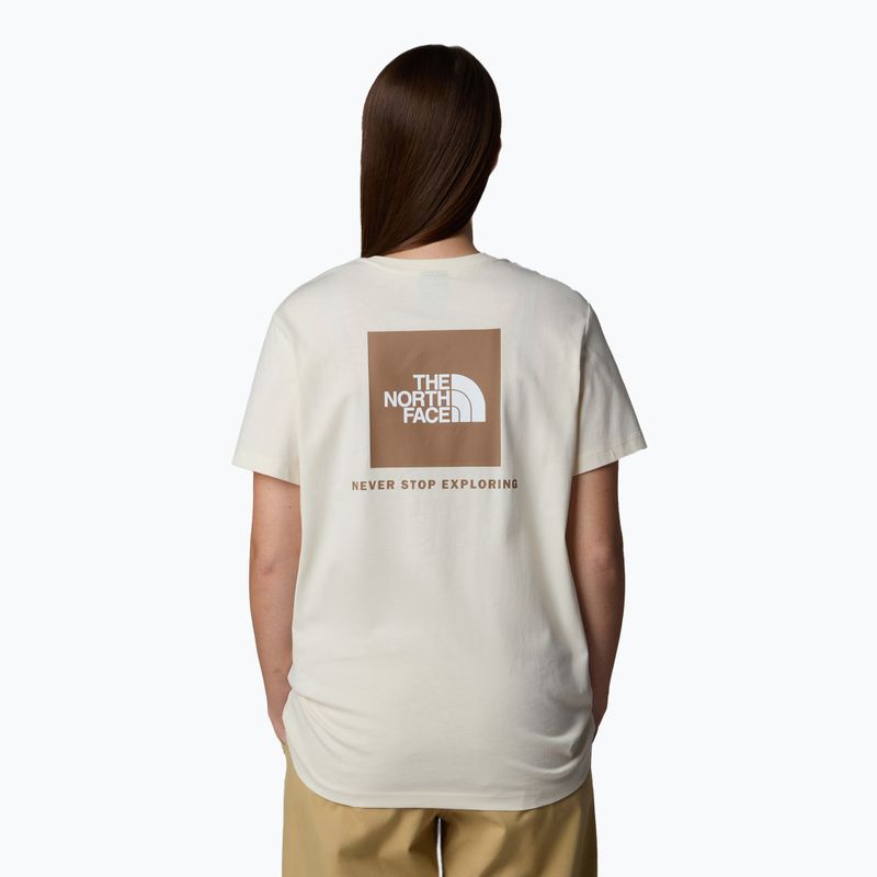 Dámské tričko The North Face Box Nse Relaxed Tee white dune/latt 3