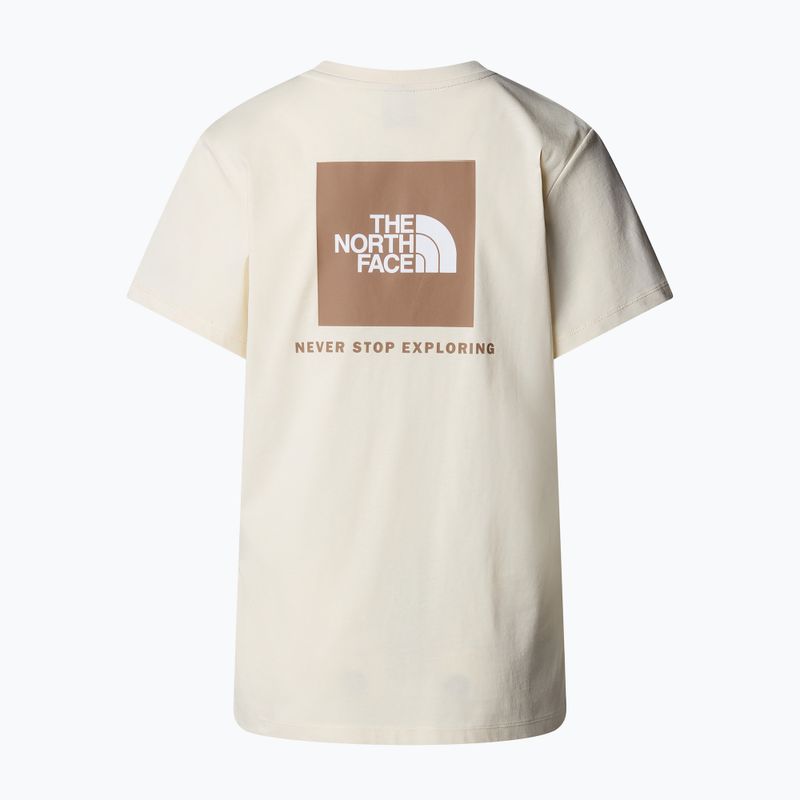 Dámské tričko The North Face Box Nse Relaxed Tee white dune/latt 5