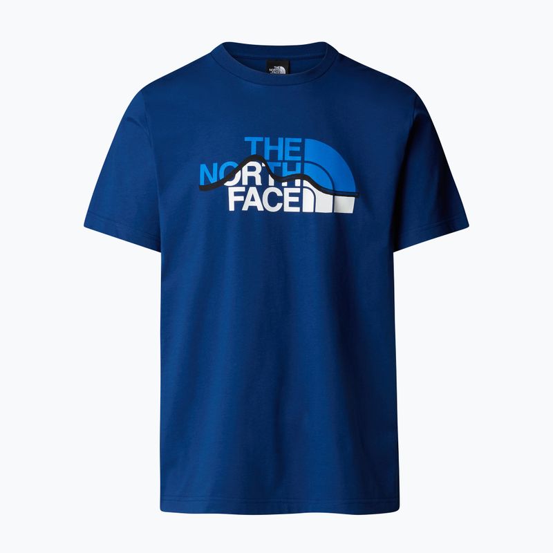 Pánské tričko The North Face Mountain Line Tee estate blue 4