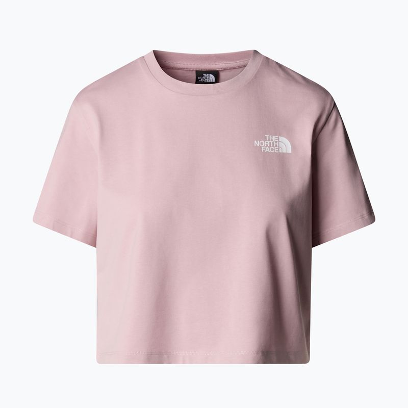 Dámské tričko The North Face Simple Dome Cropped Slim Tee metal pink 4