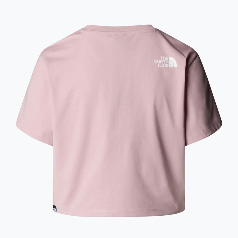 Dámské tričko The North Face Simple Dome Cropped Slim Tee metal pink 5