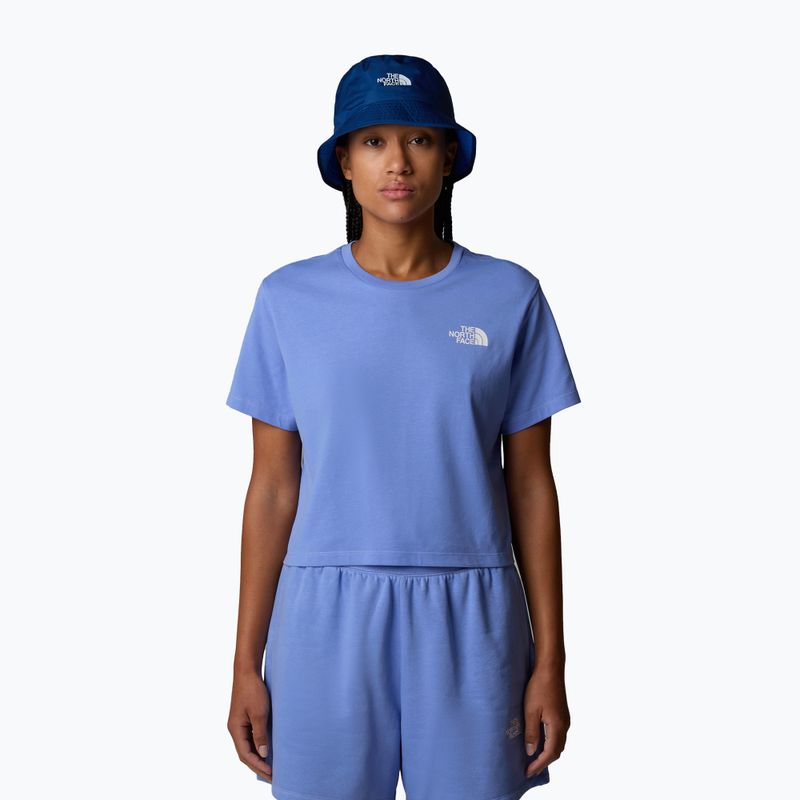 Dámské tričko The North Face Simple Dome Cropped Slim Tee virtual blue
