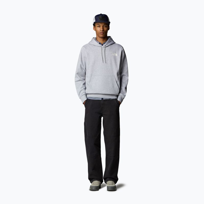 Pánská mikina The North Face Simple Dome Hoodie tnf medium grey heather 2