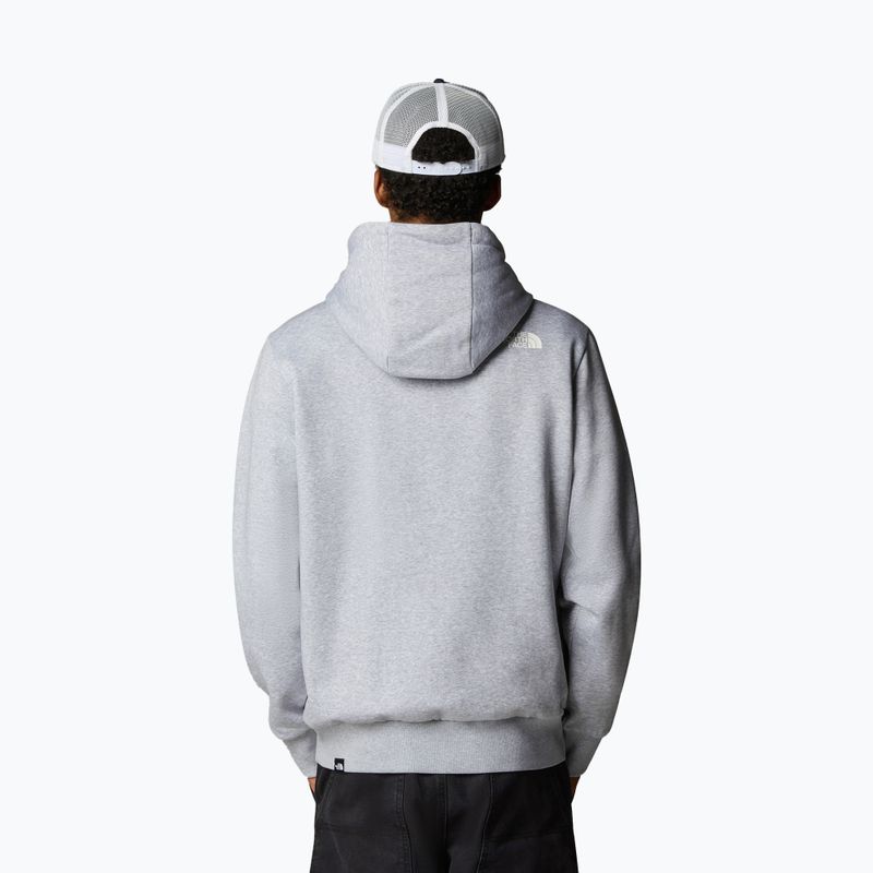 Pánská mikina The North Face Simple Dome Hoodie tnf medium grey heather 3