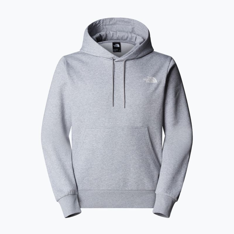 Pánská mikina The North Face Simple Dome Hoodie tnf medium grey heather 4