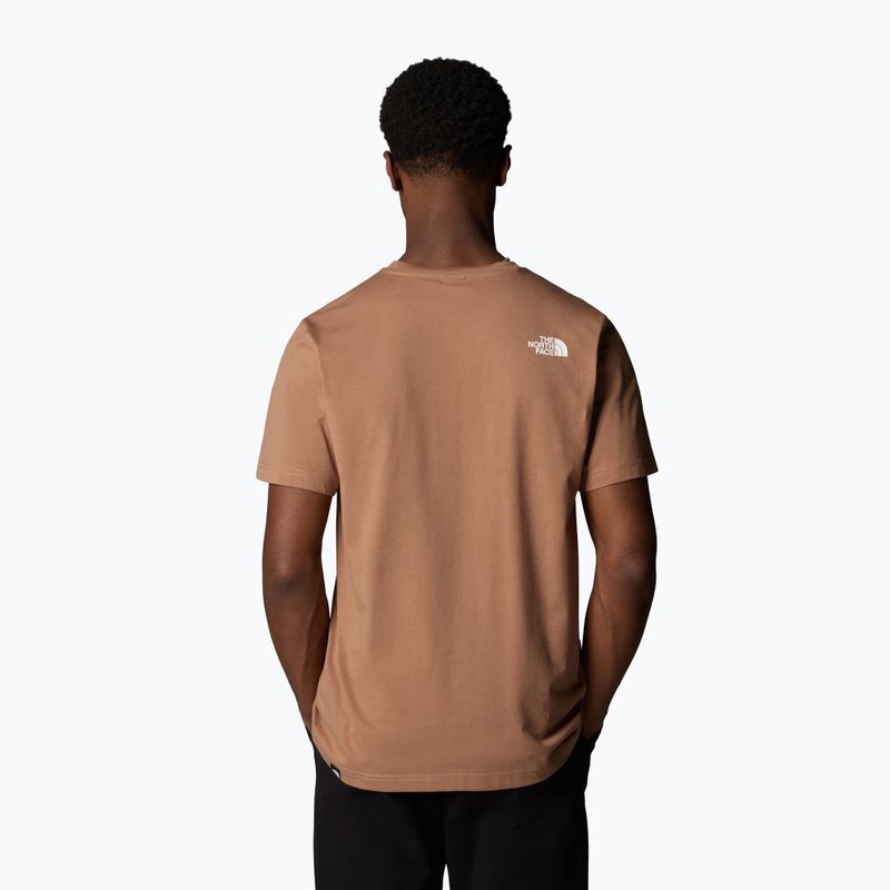 Pánské tričko The North Face Easy latte/tnf white 3