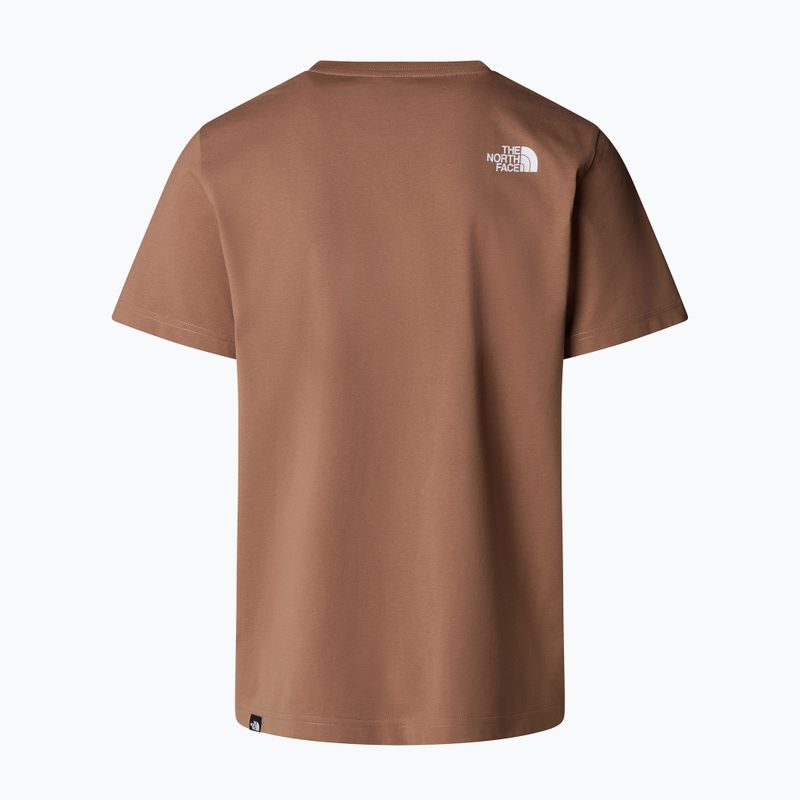 Pánské tričko The North Face Easy latte/tnf white 5