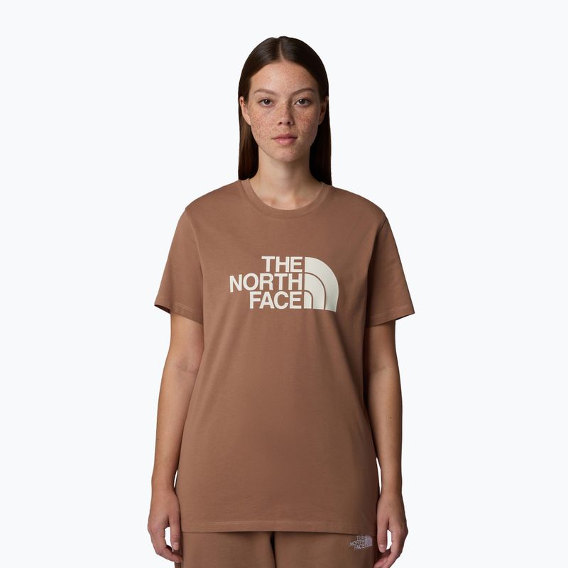 Dámské běžecké tričko The North Face Relaxed Easy Tee latte/white dune