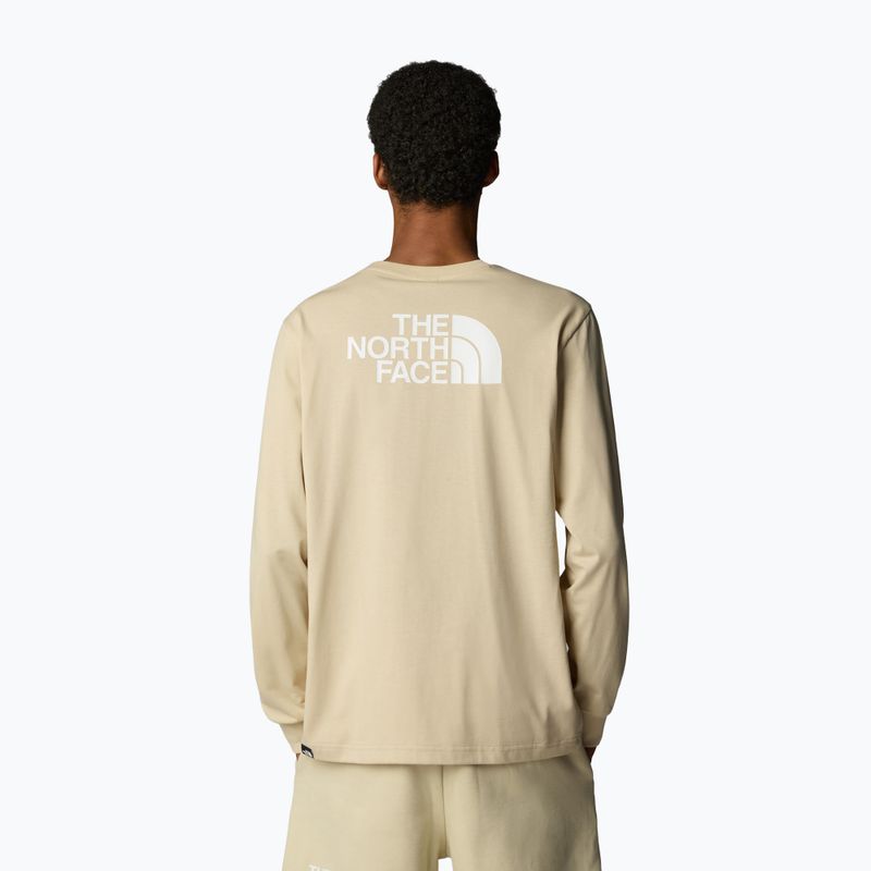Pánské tričko Longsleeve The North Face Easy Tee gravel 3