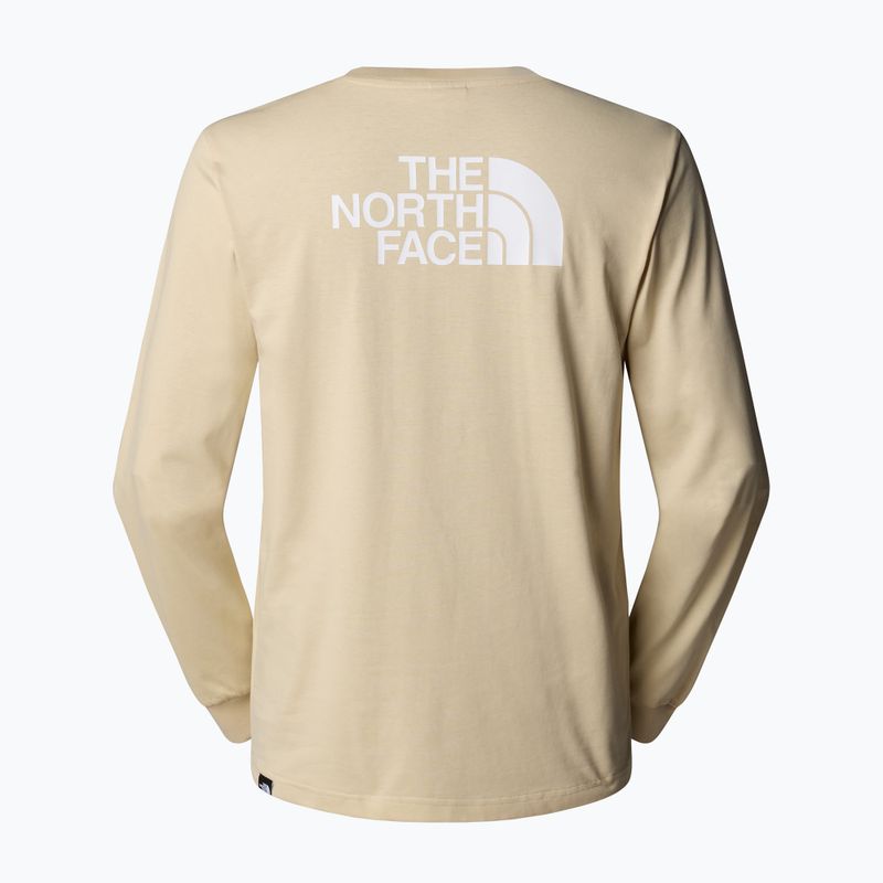 Pánské tričko Longsleeve The North Face Easy Tee gravel 5