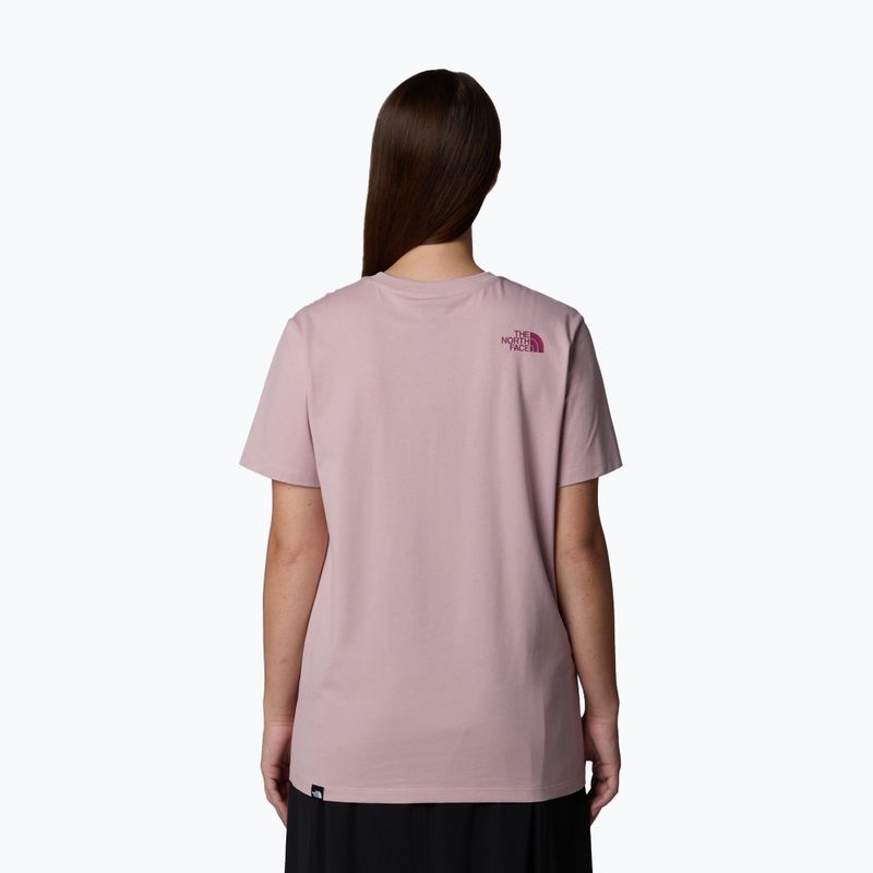 Dámské běžecké tričko The North Face Relaxed Easy Tee metal pink/cyber berry 3