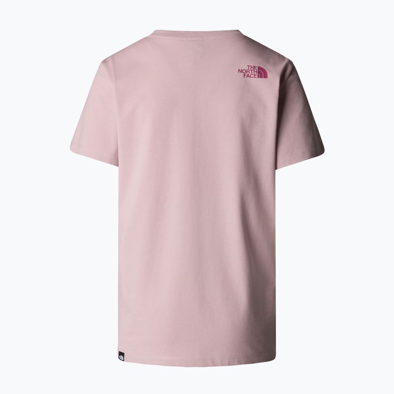 Dámské běžecké tričko The North Face Relaxed Easy Tee metal pink/cyber berry 5