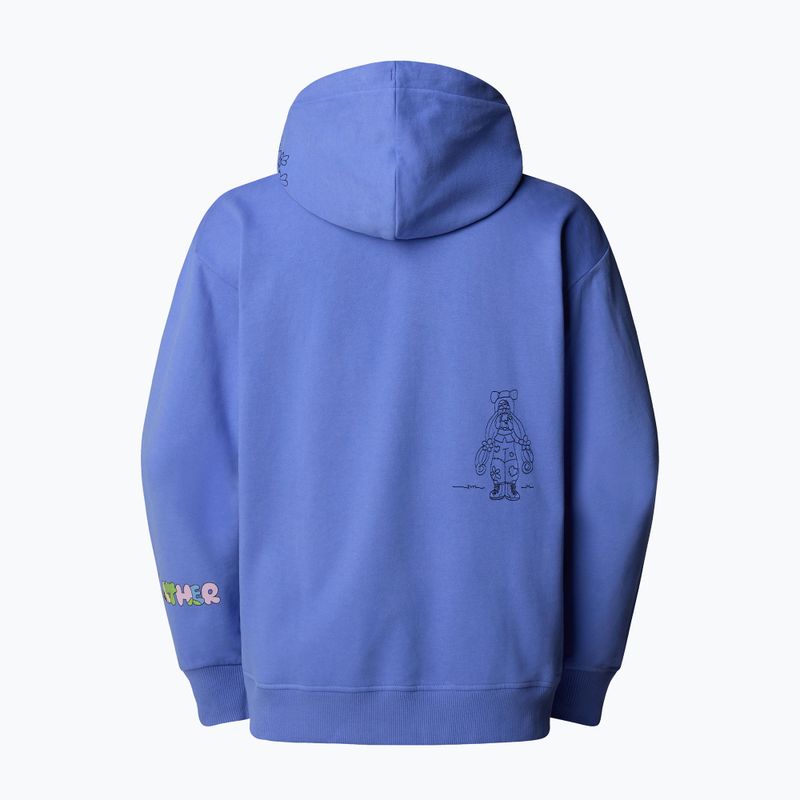 Mikina The North Face Mountain Cleanup Over Hoodie virtuál blue 2