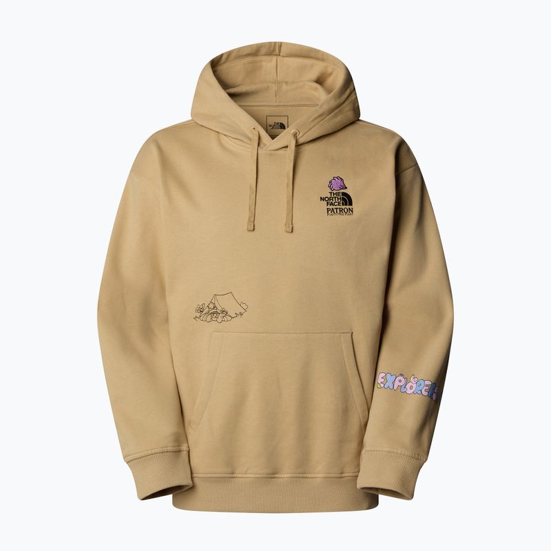 Mikina The North Face Mountain Cleanup Over Hoodie khaki stone 4