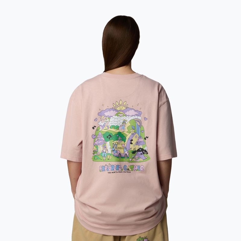 Pánské tričko The North Face Reflective Box Nse Tee pink moss 3