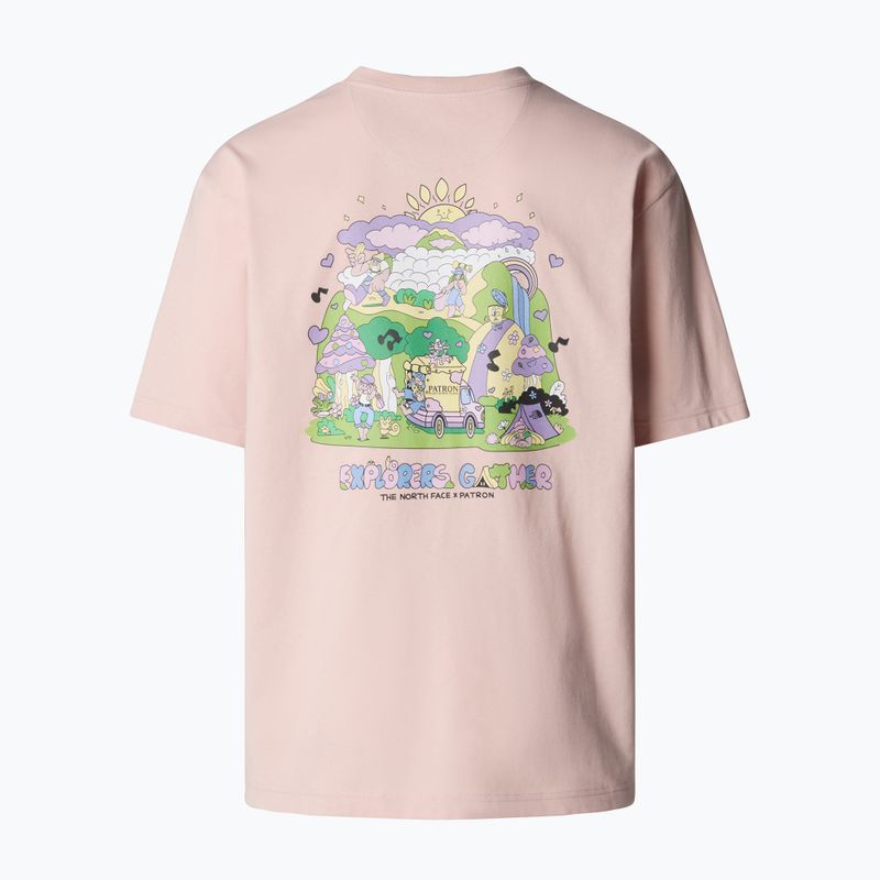 Pánské tričko The North Face Reflective Box Nse Tee pink moss 5