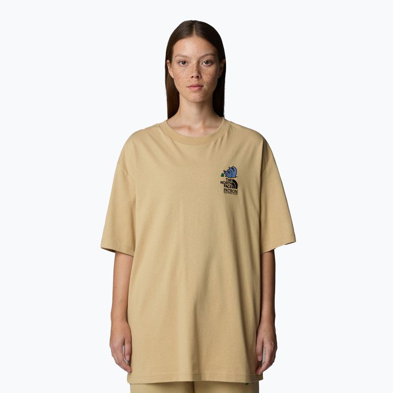 Pánské tričko The North Face Reflective Box Nse Tee khaki stone