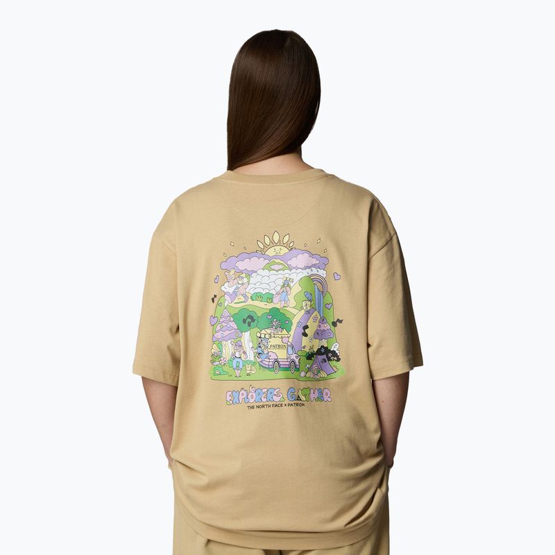 Pánské tričko The North Face Reflective Box Nse Tee khaki stone 3