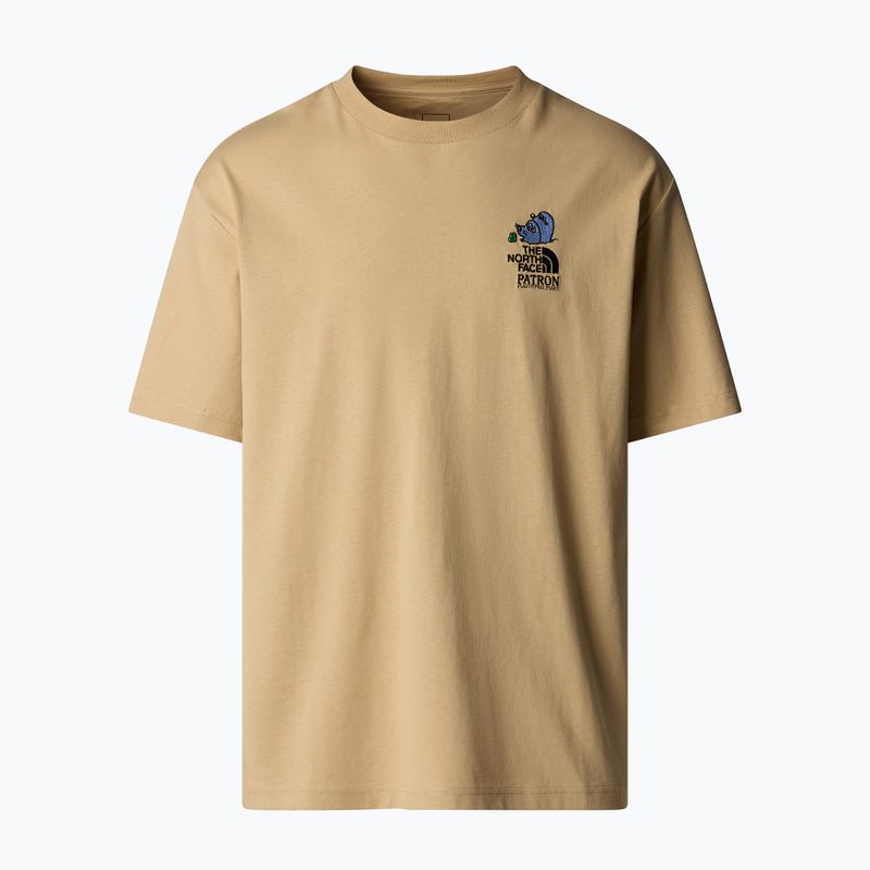 Pánské tričko The North Face Reflective Box Nse Tee khaki stone 4