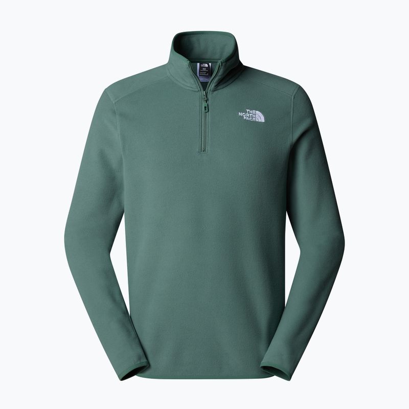 Pánská mikina  The North Face 100 Glacier 1/4 Zip medium duck green