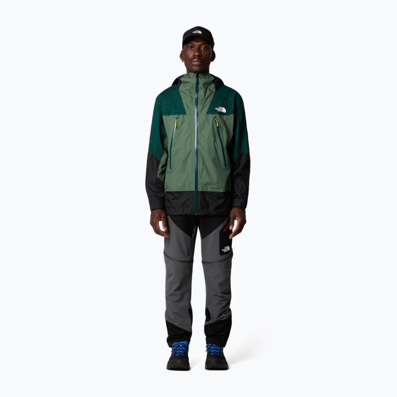 Pánská bunda do deště  The North Face Signal 2.5L Dryvent duck green/deep nori/tnf black 2