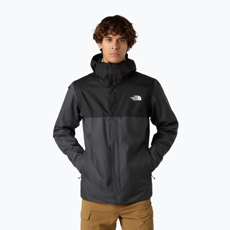 Pánská nepromokavá bunda The North Face Quest Zip-In asphalt grey/black