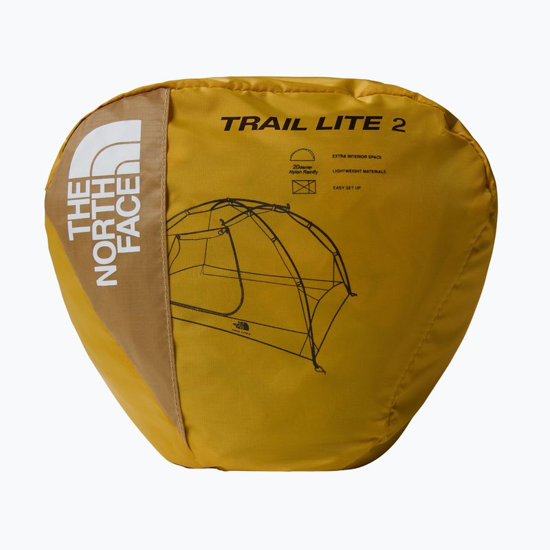 Trekingový stan pro 2 osoby The North Face Trail Lite khaki stone/ arrowwood yellow 14
